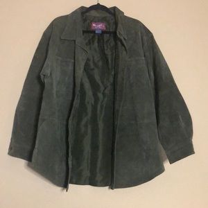 Denim & CO Jacket Sage Green Color